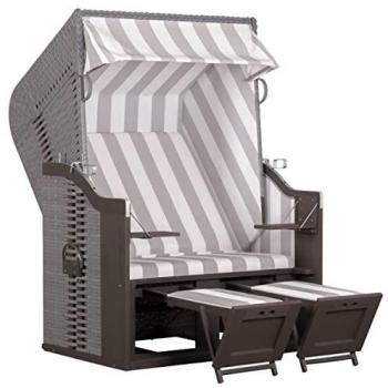 Strandkorb DEVRIES Strandkörbe grau (Korpus: grey des. 989 Bezug:)