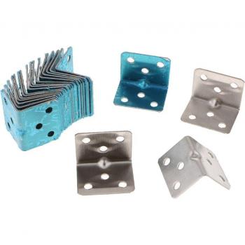 Support d'étagère en acier inoxydable cornière - 20 pièces