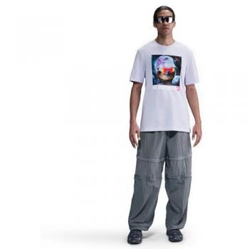 Nike Sportwear Maglia Oc Photo 1 Blu Lilla Chiaro Arancione Bianco