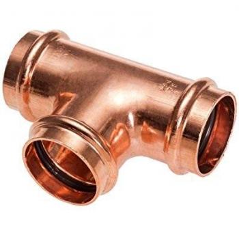 Té cuivre égal FFF à sertir diamètre 16 mm