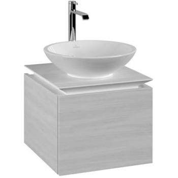 Meuble sous-lavabo Villeroy & Boch Legato 45x38x50cm, Gris doux