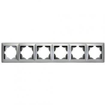 Gunsan Visage Interruttore Pulsante 6-Canale – Argento