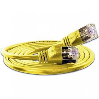 Slim Wirewin RJ45 Netzwerk Anschlusskabel CAT 6 U/FTP 1m Gelb