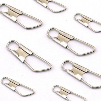Stainless Steel Lure Clip Snap Lock 50pcs