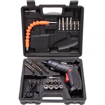 Cordless Electric Impact Wrench Screwdriver 3.0N.M 220RPM with Li-Ion Battery