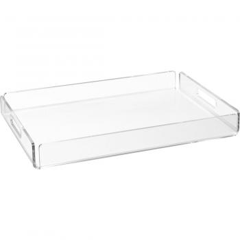 Vassoio Bon Ton 33x4x23 cm trasparente Iplex