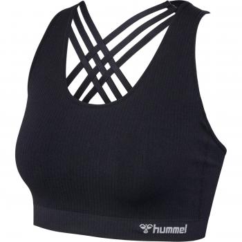 Top deportivo sin costuras Hummel Mt Rest Mujer Negra L