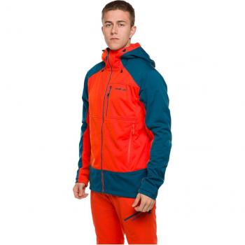 Trangoworld CHAQUETA TRX2 SOFT PRO DR NARANJA INTENSO/AZUL
