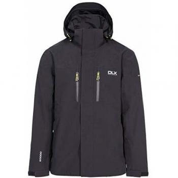Chaqueta impermeable DLX Oswalt para hombre - T: XL - C: Gris oscuro