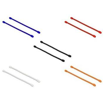 Delock Biegsame Kabelbinder 80 mm × 4 mm – 10 farbige Sortierung