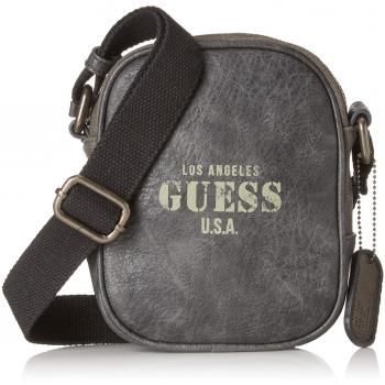 Guess Hombre HM6636POL92 Bolso de mensajero elegante 14.5x18x4 cm