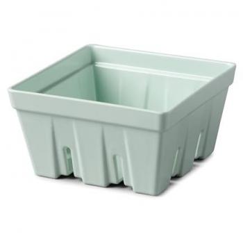 Sage Green Melamine Berry Colander Box - Small
