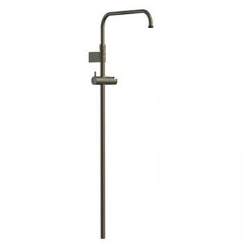 Support de douche réglable Tres Noir Bronze