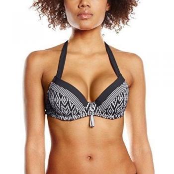 Aubade Coconut Groove Plunge Sujetador de baño Mujer Multicolor (Domino) 85C