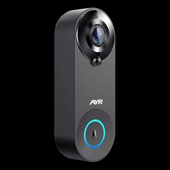 AYR - Ding-dong vidéo sans fil WiFi avec vision nocturne