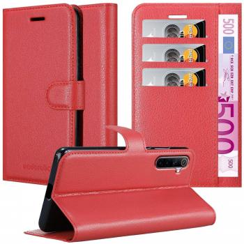 Coque Cadorabo Realme 6 4G/6S - Cartes et Support Noir Ébène