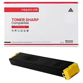 Nopan‑Ink Toner jaune 1 x pour Sharp MX‑2610/2615/2640/3110/3115/3140/3600