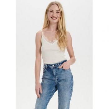 MayaSZ Saint Tropez Beige Strapless T-Shirt – Medium