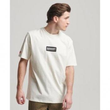 Superdry T-shirt a maniche corte Code Tech Graphic Loose Nordic Bone Grey L