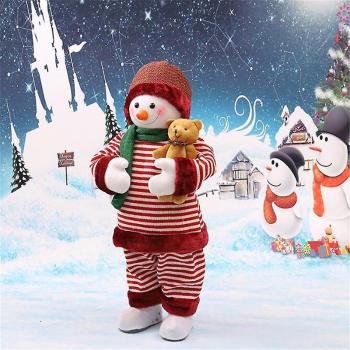 Bonhomme de Neige en Peluche avec Tenues