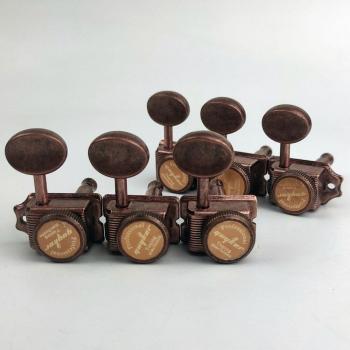 Guyker Vintage Gitarre Locking Tuner (6R) - Bronze