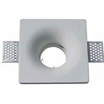 V-Tac Vt-859sq Gu10-Gu5.3 Gehäuse Quadratisch Gips Für Spotlights - Sku 3696