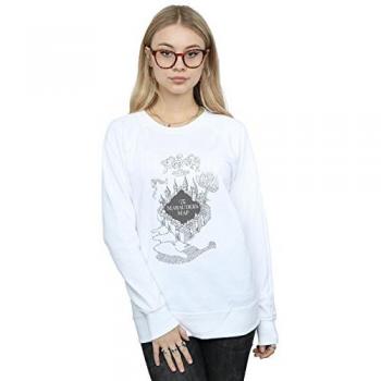White Marauder’s Map Hoodie for Women
