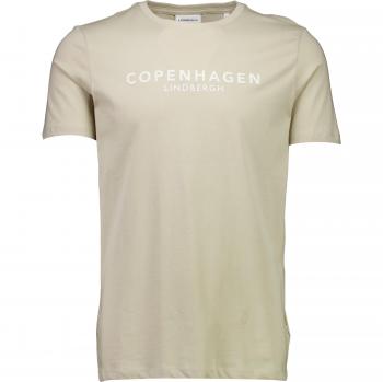 LINDBERGH T-Shirt mit Logo, Rundhalsausschnitt – 100 % Baumwolle, relaxed fit