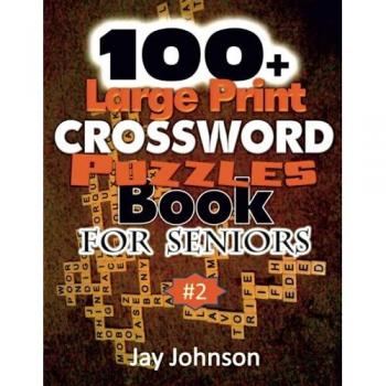 100+ Large Print Crossword Puzzle Book for Seniors