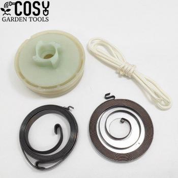 Chainsaw Easy Start Recoil Pulley with Springs for 4500 5200 5800 52cc 58cc