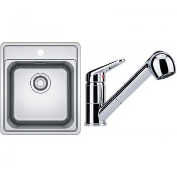 Set Cucina Franke N89 - Lavello Inox BCX 610-42 e Miscelatore Cromo FC 9547.031