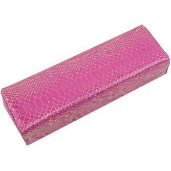 Snake Pattern Nail Hand Pillow - Comfortable PU Leather, Waterproof