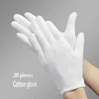 Guantes multiusos de algodón para tareas domésticas, manoplas duraderas, protector de manos S, L y XL, paquete de 20