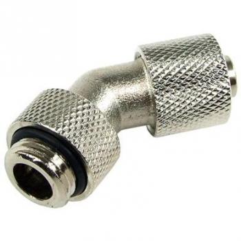 1/4 Thread 45 Degree Rotary Compression Fitting for 5/16 ID - 7/16 OD