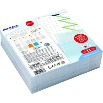 Geoplanos Transparentes 23 cm - Conjunto com 6 Peças e Atividades - Ref. 95063
