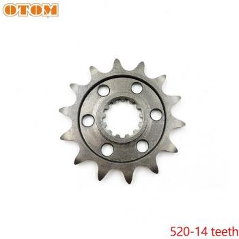 OTOM Motorcycle Chain Sprocket with Retainer Plate for KAWASAKI LONCIN VOGE300R