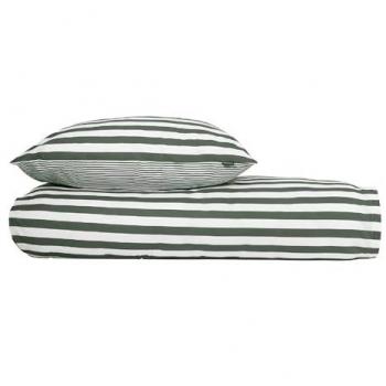 Schiesser Bettwäsche Marie aus weicher Baumwolle und Streifen Allover, Renforcé, 2 teilig, MADE IN GREEN by OEKO-TEX®