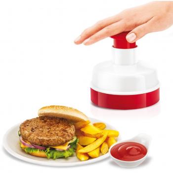 Stampo pressa per hamburger in plastica 10cm Metaltex