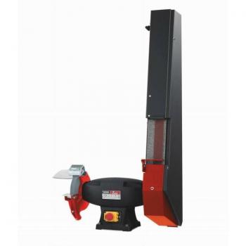 Smerigliatrice combinata Femi 296 EVO 1100 W Trifase Ø 200x25x20 mm Con nastro inclinabile
