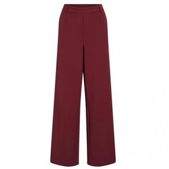 Pantalon ample Bordeaux-Rouge VILA 38 Femme