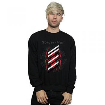 Spider-Man Logo Stripes Sweatshirt