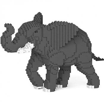 Bloques de Construcción Jekca Elefante 01S - Escultura de Animales en Piezas
