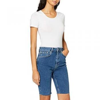 Superdry Kari Long Line Short en bleu pour femme
