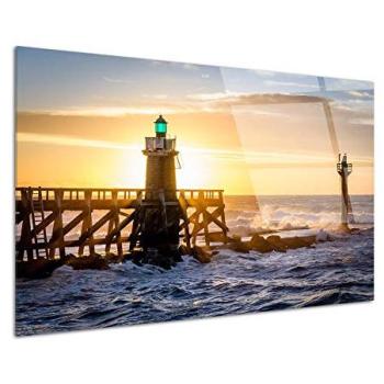 Capbreton Sunset Panorama en Plexiglas – 50x30 cm