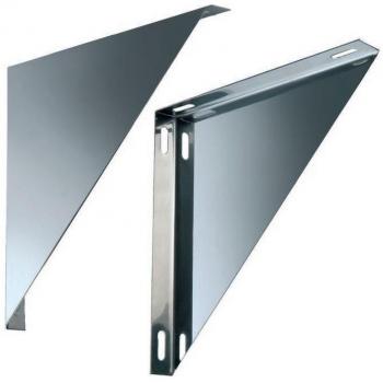 Coppia di Sostegni Inox H.450