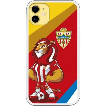 Funda para iPhone 11 del Almería Rozam franjas geométricas - Licencia Oficial UD Almería