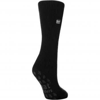Medias cálidas forradas en lana para dama - Tallas 4 a 8 UK - Negro
