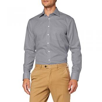 SeidenSticker Formal Gris Business Shirt