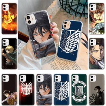 Attack on Titan Transparent Phone Case for Samsung & Realme
