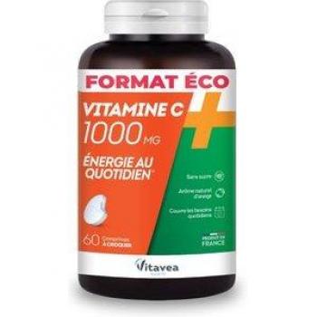 Vitavea Vitamine C 1000 Mg Energie au Quotidien Format Eco 60 comprimés